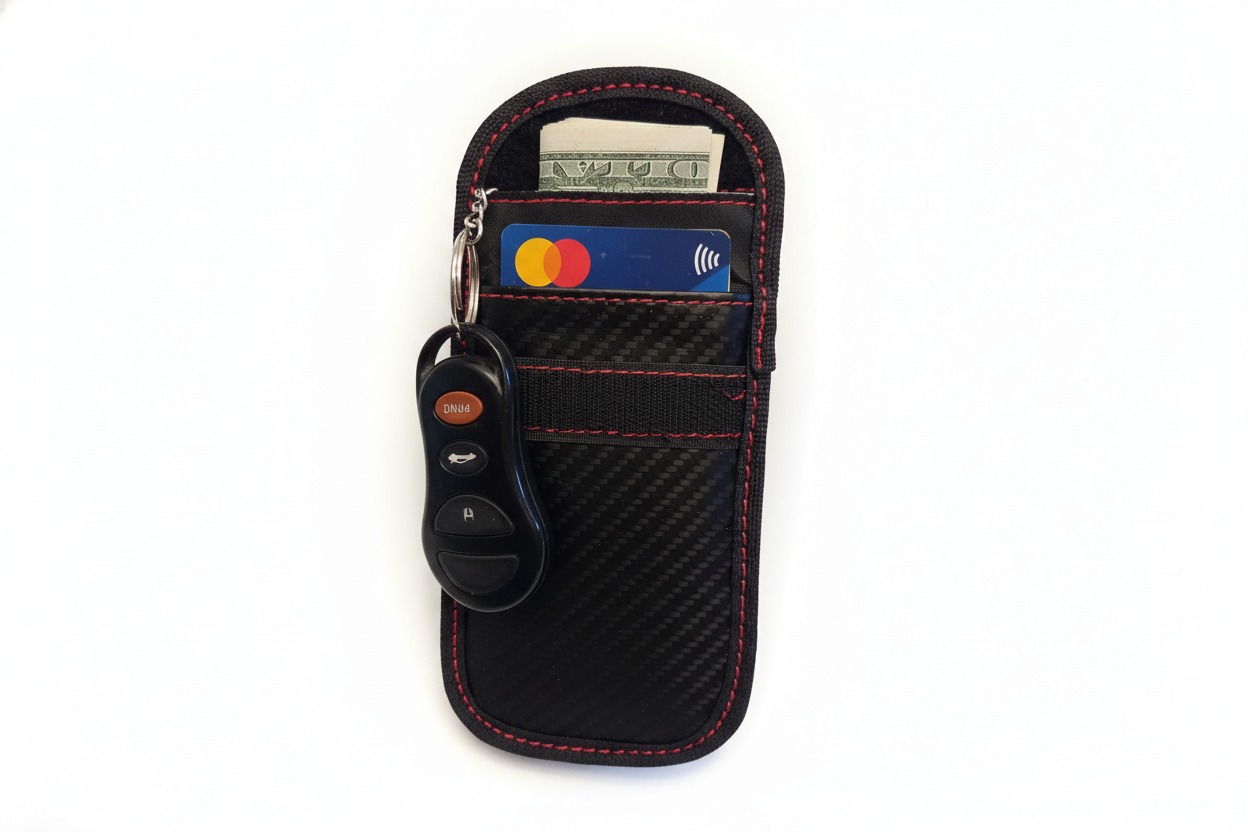 Faraday pouch / Key Fob Blocker for cars and credit cards | Ordinary Man Cave